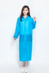 Wholesale of EVA non-disposable transparent adult raincoats for men and women, outdoor cycling electric bike rain covers and cloaks from manufacturers Item Picture